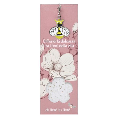 Seganlibro+ carta piantabile con charm decoro fiori