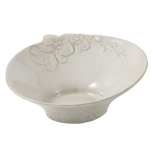 Centrotavola colore grigio lucido