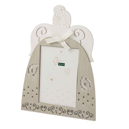 Portafoto angelo in legno - 2 pz.