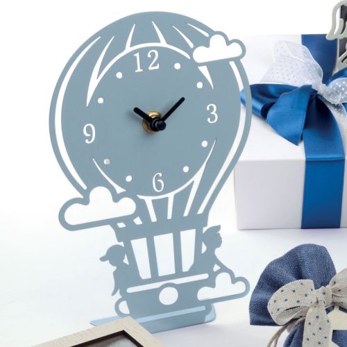 Orologio cameretta bambini azzurro