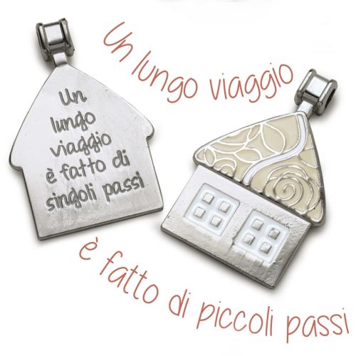 Ciondolo per portachiave componibile casa