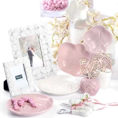 Contenitore 2 scomparti orchidea colore rosa