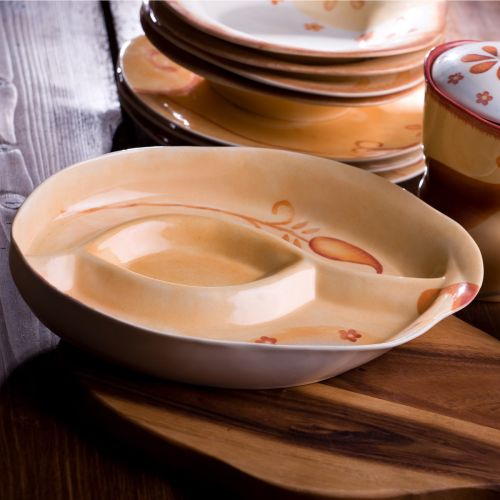 Piatto a scomparti decoro fusion