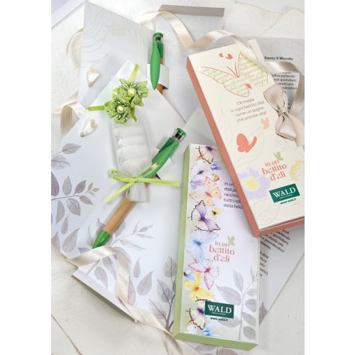 Penna con semi di margherita "felicita'"