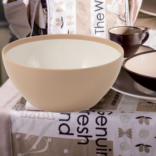 Insalatiera 23 cm color.tortora