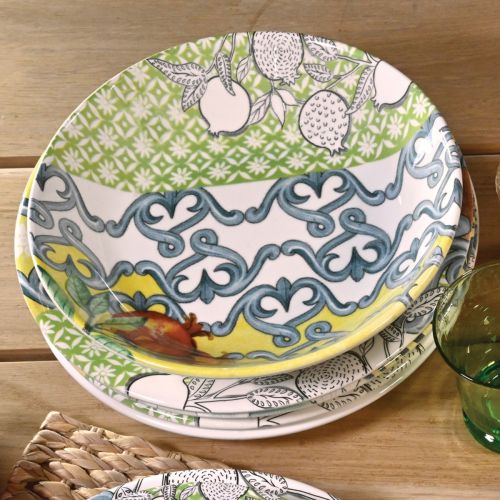 Insalatiera decoro mediterraneo