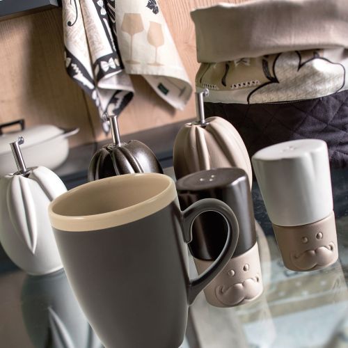 Mug colore nero - 6 pz.