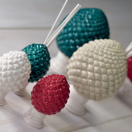 Profumatore pigna piccolo colore rosso rubino