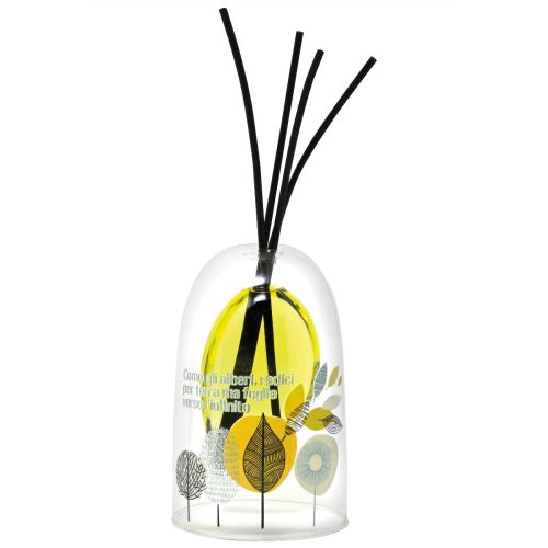 Bottiglia in vetro borosilicato per profumo ambiente decoro foglie