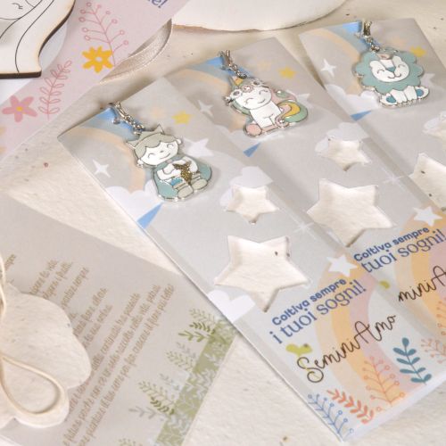 Segnalibro leone con carta piantabile - 6 pz.